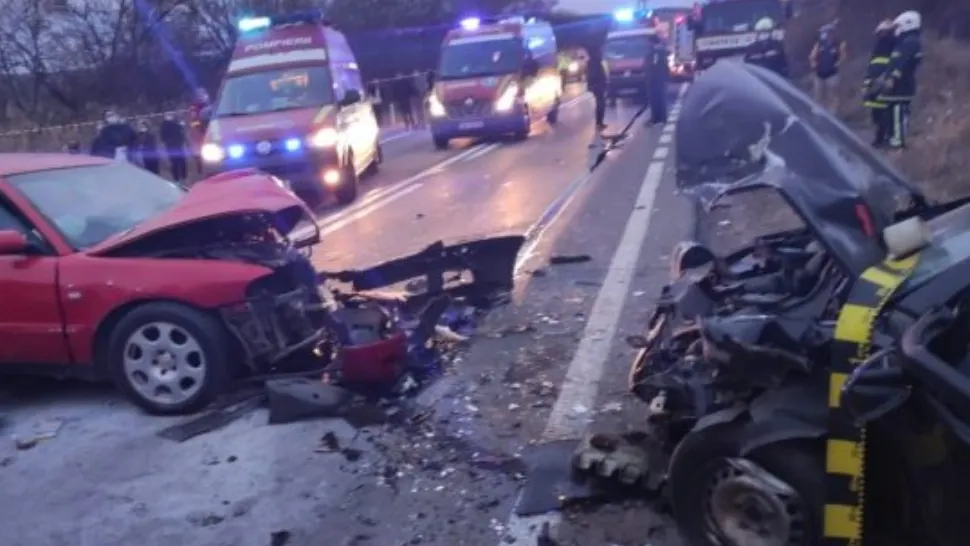 Impact NIMICITOR în Mureș: 1 MORT și 1 RĂNIT, după ciocnirea a 3 mașini - Ce au descoperit polițiștii