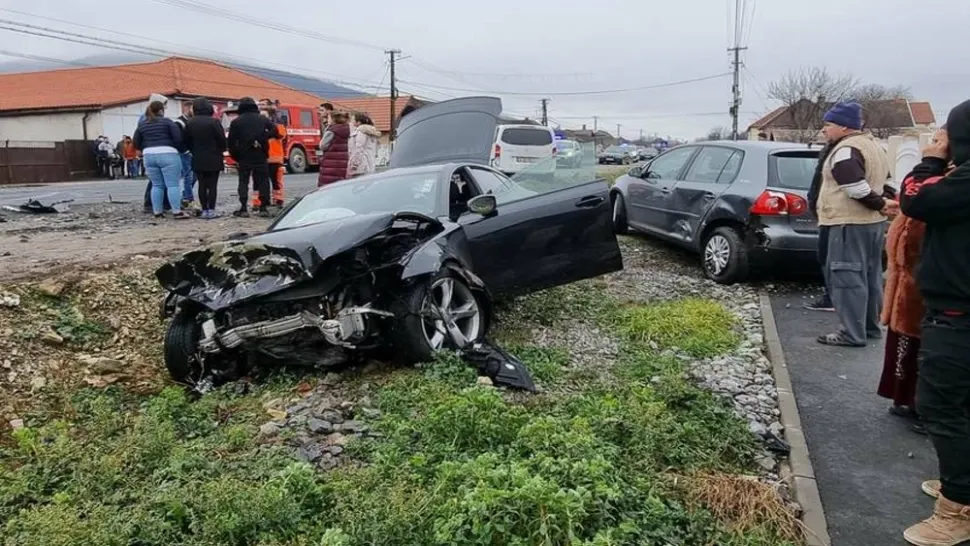 Accident cu 6 victime în județul Arad: Trafic BLOCAT