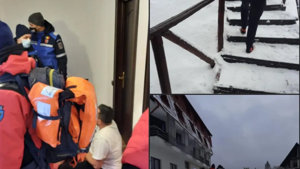 Salvamontiștii îl căutau pe munte, el dormea liniștit în pat 