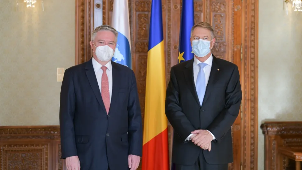 Klaus Iohannis, întâlnire cu Mathias Cormann: „Aderarea cât mai rapidă la OCDE constituie o prioritate pentru România”