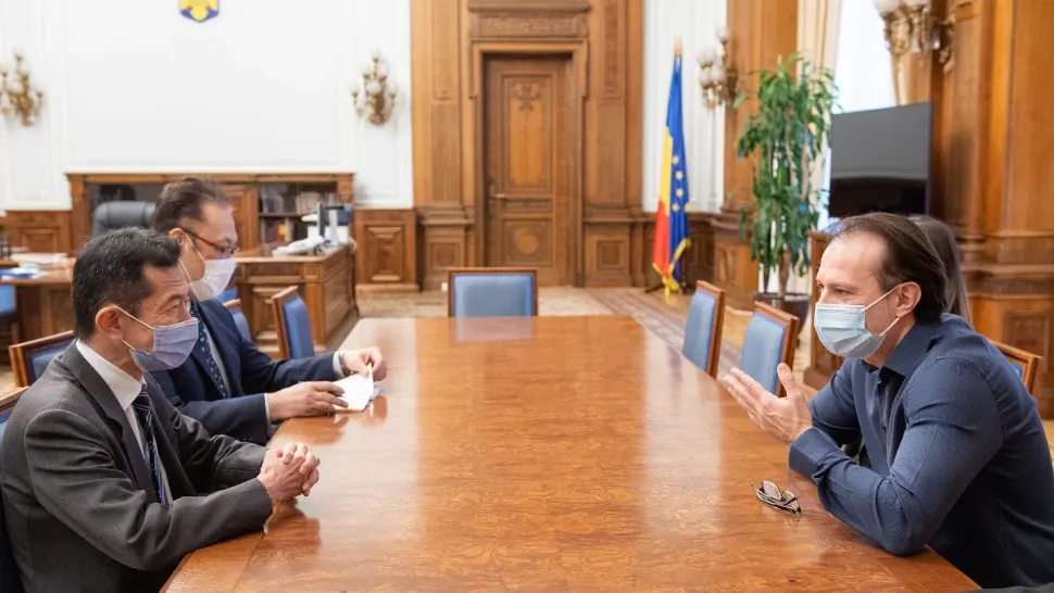 Florin Cîțu, întâlnire cu ambasadorul Japoniei la București: Oportunități economice de colaborare