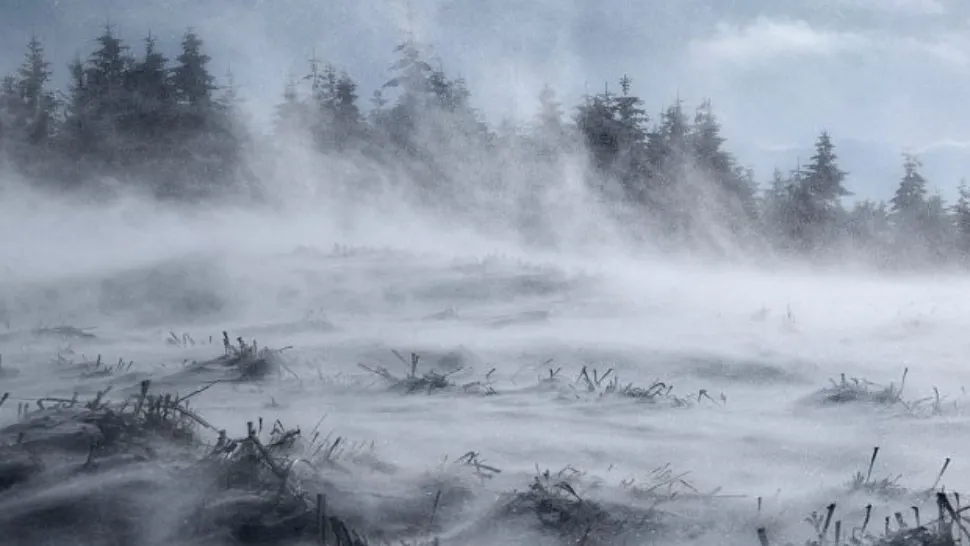 Val de aer polar în România. La Vârful Omu au fost minus 12 grade