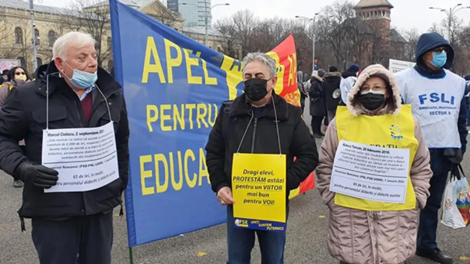 GREVA DE AVERTISMENT în școli, anunțată pentru miercurea viitoare