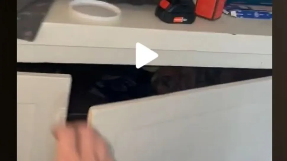 VIDEO – Ce a găsit un bărbat în locuința surorii sale – A deschis un dulap și s-a îngrozit – Era o întreagă camera secretă