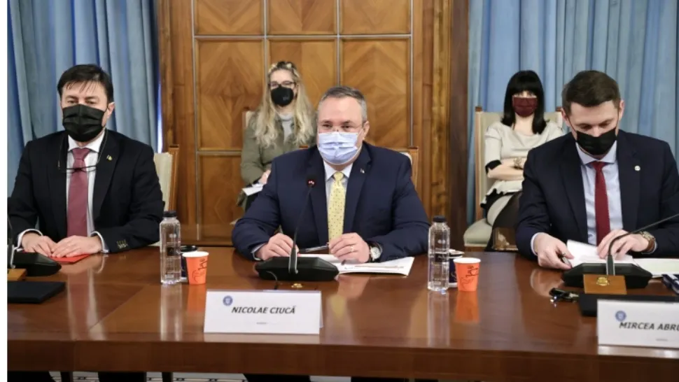 Nicolae Ciucă, întâlnire cu investitorii francezi, la Guvern - Premierul anunță măsurile pentru mediul de afaceri din România