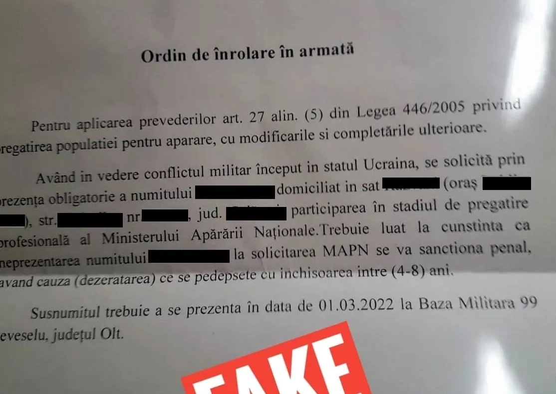Ziua și FAKE NEWS-ul! MApN: Baza Militară Deveselu NU FACE încorporări. Oamenii, sfătuiți să se informeze DOAR din surse oficiale