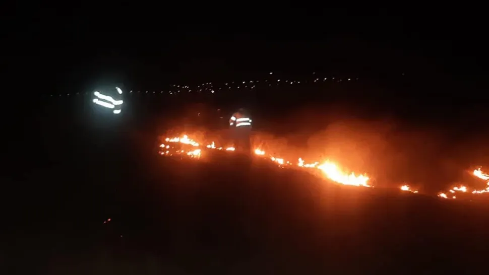Prăpăd în județul Botoșani. 6 incendii într-o singură zi. Au fost distruse aproape 35 de hectare de pamânt FOTO