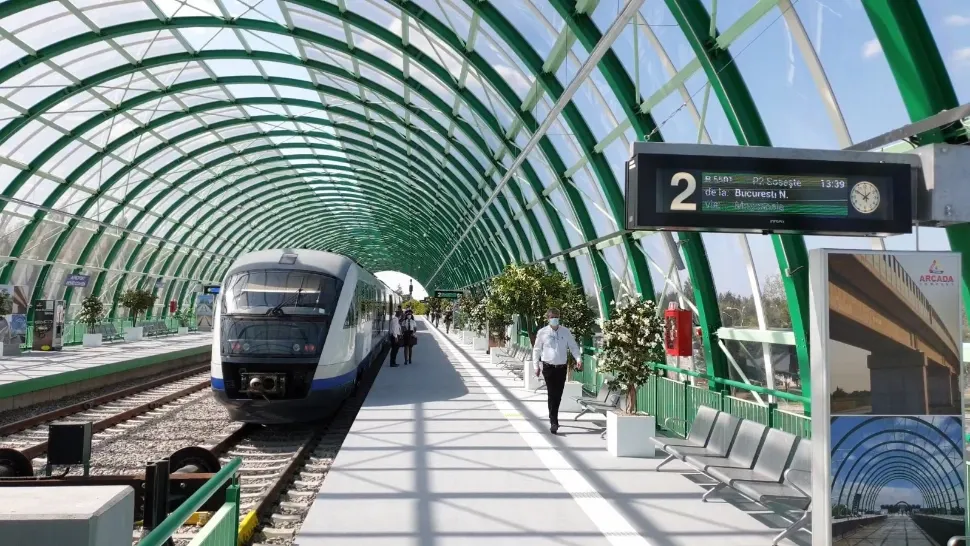 Din 15 februarie, trenul Gara de Nord - Aeroportul Otopeni va fi inclus în biletul unic STB - Metrorex 