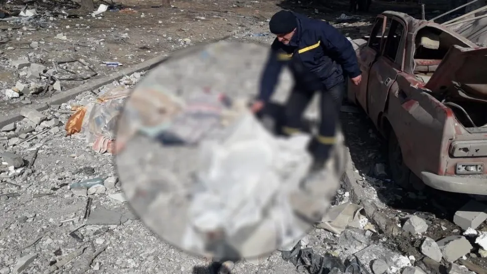 O familie cu trei copii a murit la Cernihov în urma unui atac aerian rusesc (FOTO)