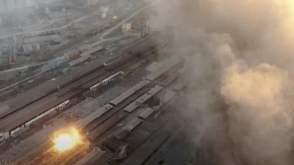 VIDEO Noi imagini terifiante cu dezastrul din Mariupol - De ce portul NU este bombardat de ruși. Planul lui Putin
