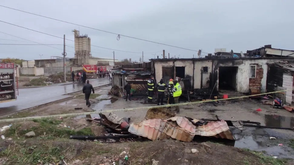 TRAGEDIE în Turda! 6 persoane, dintre care 4 copii, au murit într-un incendiu devastator - A fost activat Planul roșu