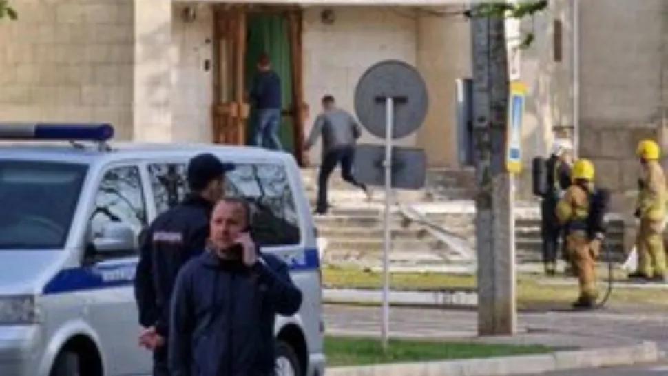ATAC cu lansatoare de grenade, la Tiraspol: explozii la Ministerul Securităţii Publice - Sediul a fost încercuit de polițiști