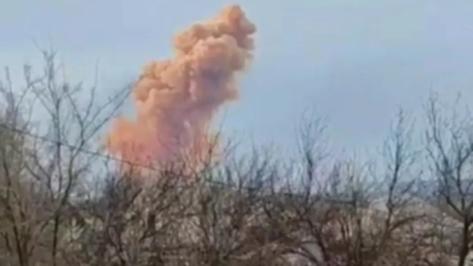  Lângă Rubeznoie, trupele ruse au lovit din nou un rezervor cu acid azotic