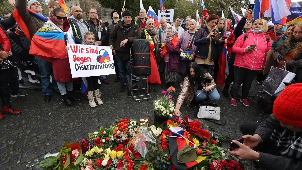 Rușii din Germania protestează. Spun că, de la declanșarea războiului, sunt discriminați