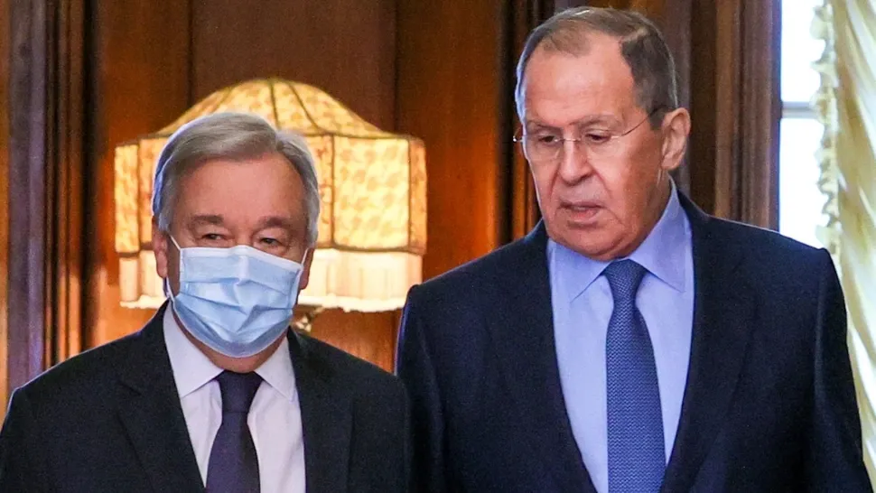 Toți ochii, ațintiți spre MOSCOVA: cum explică Lavrov invazia din Ucraina. Apelul secretarului general al ONU