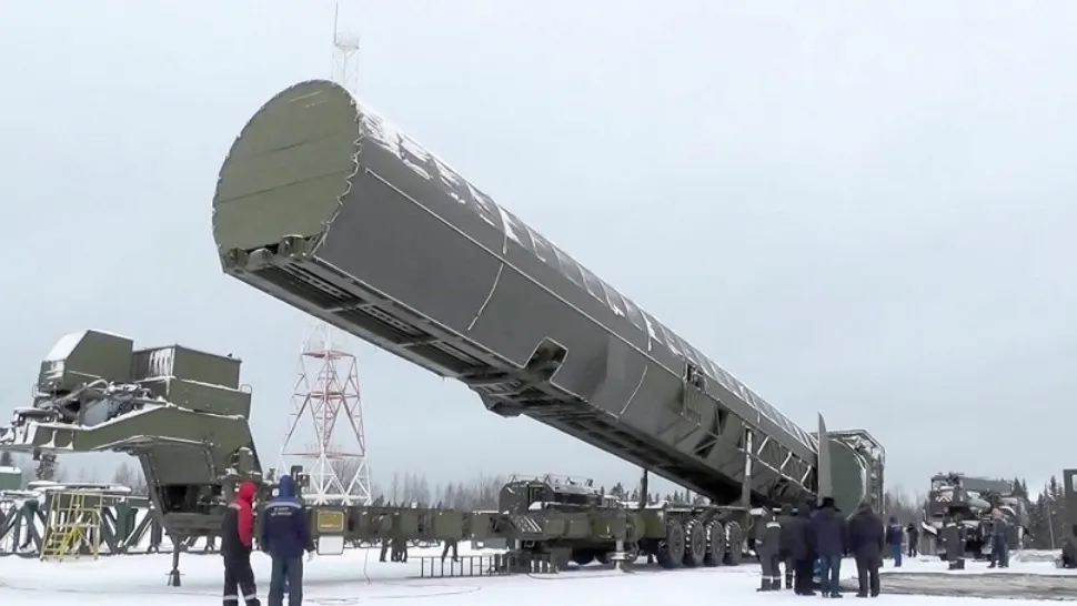 PUTIN îi amenință cu nucleara pe „inamicii Moscovei” - Se laudă cu testarea rachetei Sarmat din arsenalul său | VIDEO