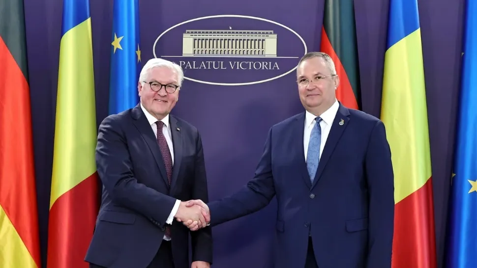 Nicolae Ciucă, discuții cu preşedintele Germaniei: România face eforturi pentru diversificarea surselor de energie