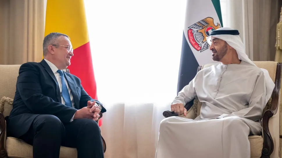 Nicolae Ciucă, întâlnire cu președintele Emiratelor Arabe Unite - Planuri în domeniul energiei, infrastructurii portuare, agriculturii și IT