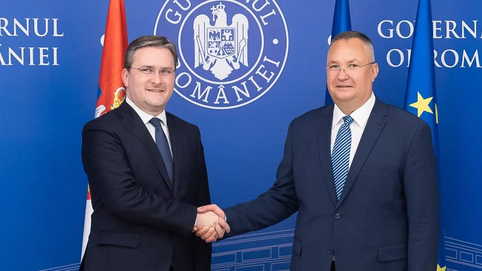 Nicolae Ciucă, discuții cu ministrul afacerilor externe din Serbia: Cooperare bilaterală pe transport și energie