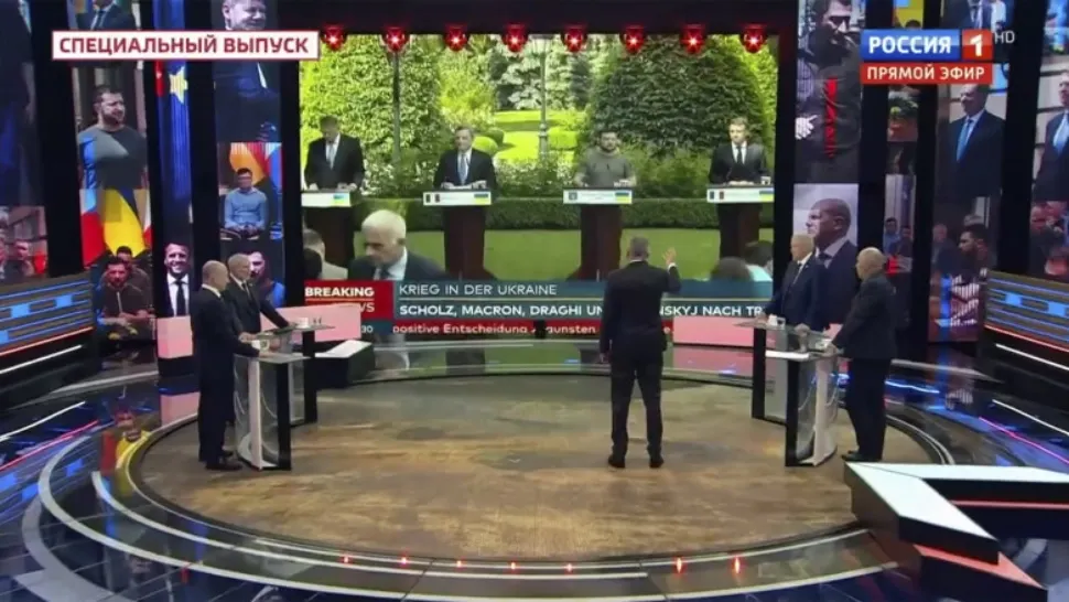 Propaganda rusă, la cote maxime. Moscova a conectat toată regiunea Herson la canalele TV rusești