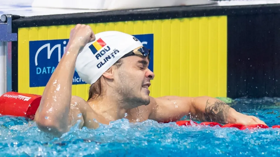 Robert Glință, calificat în finală la 50 m spate cu al șaselea timp 