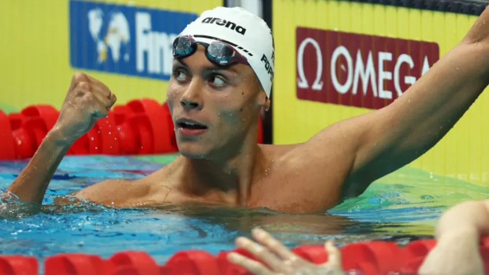 David Popovici, RECORD mondial la 100 de metri liber! Este FAVORIT în finala de la Budapesta - VIDEO