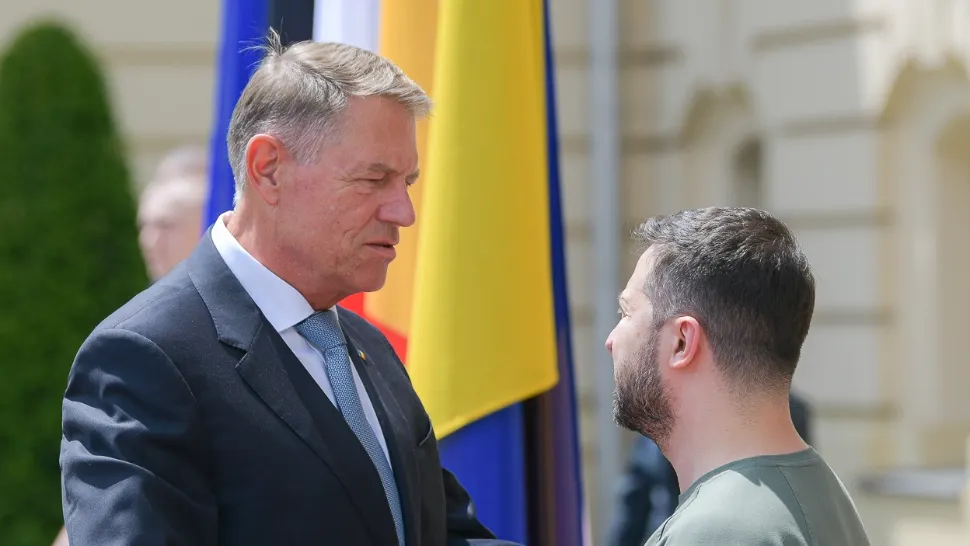 Iohannis, mesaj de la Kiev:  Rusia a adăugat un nou instrument de șantaj - cerealele. Aderarea Ucrainei, Moldovei și Georgiei la UE, esențială  