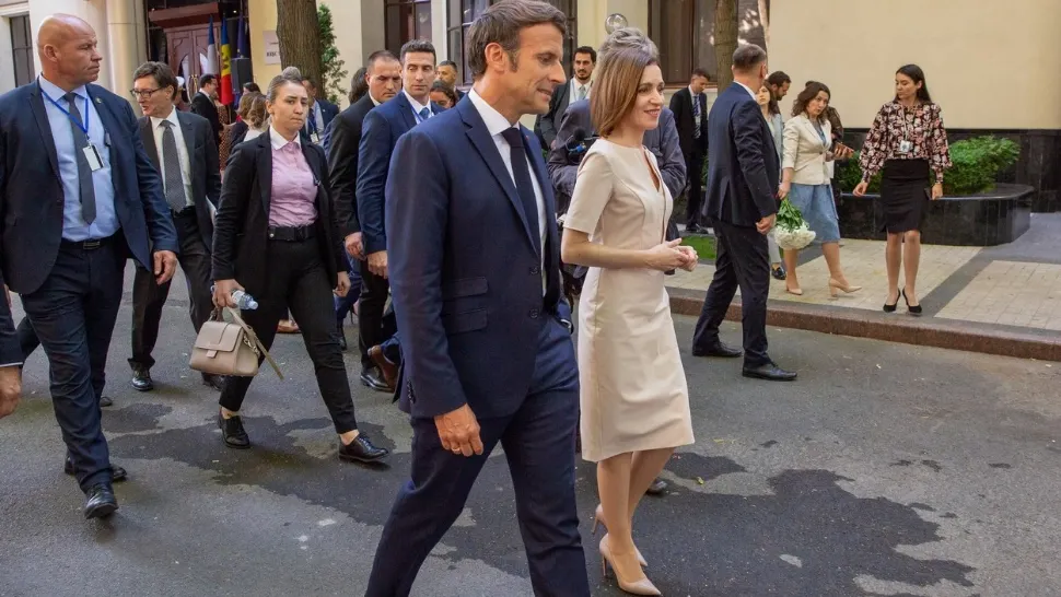 Emmanuel Macron în Republica Moldova: „Puteţi să contaţi pe susţinerea Franţei şi a UE”