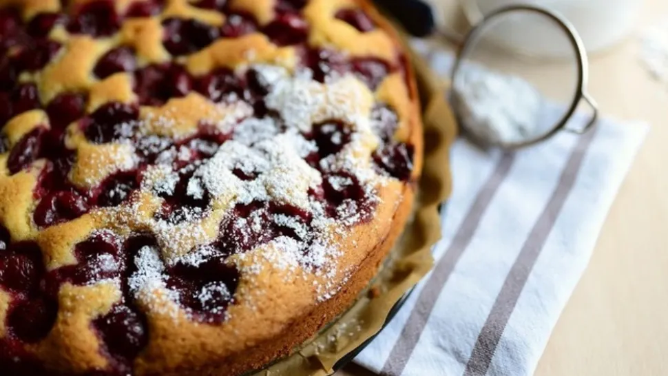 Prăjitură cu vișine. Cel mai bun desert de vară - gata în 30 de minute!