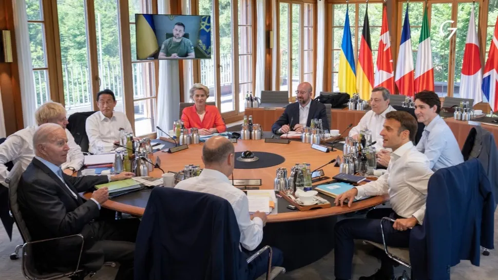 Olaf Scholz: Acest război trebuie să se termine! PROMISIUNEA făcută de liderii G7 președintelui Zelenski