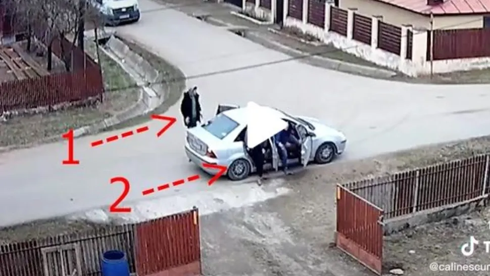 VIDEO – Fenomene paranormale într-o comună din România – Câți oameni ies dintr-o singură mașină