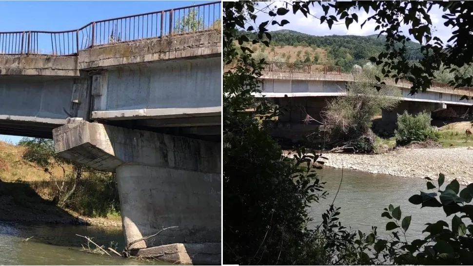 S-a rupt cel mai mare pod peste Timiș. Circulația rutieră, oprita de URGENȚĂ. Imagini INCREDIBILE
