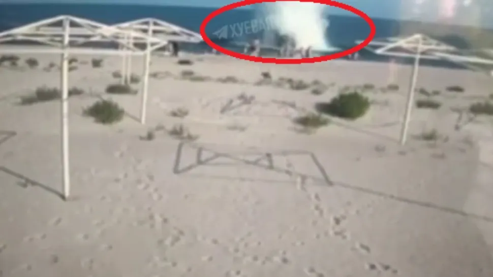 Incident în Marea Neagră, în timpul discursului lui Iohannis! Doi morți și un rănit, în urma exploziei unei mine, în Odesa - VIDEO