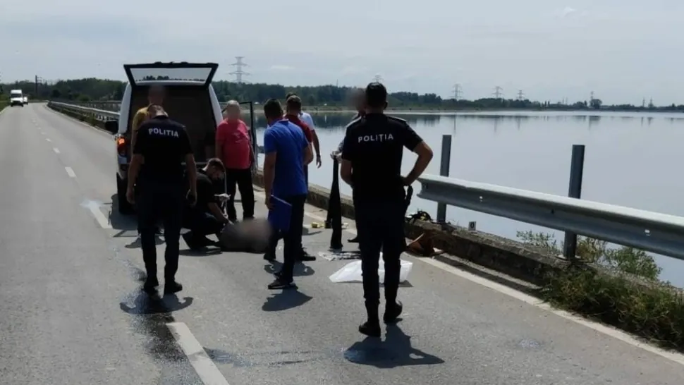 Femeie neindetificată, găsită înecată într-un baraj de pe râul Olt