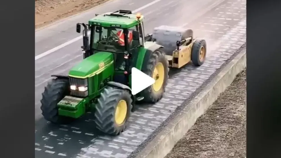 VIDEO – Un român a rămas uimit de ce fac nemții pe autostradă – A scos telefonul și a filmat totul: “Risipă din bani publici. Să ia exemplu de la noi”