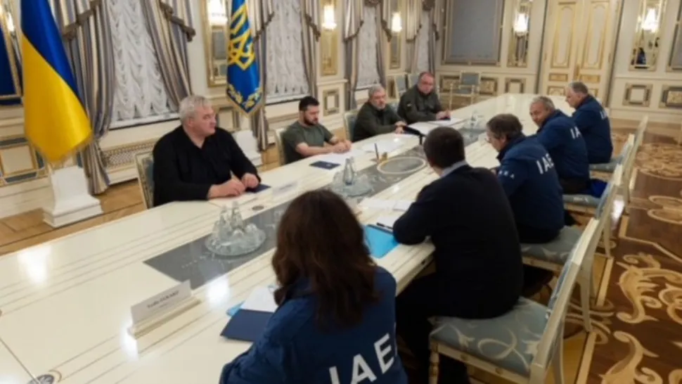Zelenski cere urgent demilitarizarea centralei nucleare de la Zaporojie, ocupată de ruși - Înțelegerea cu experții AIEA