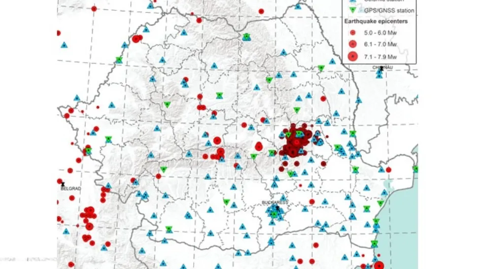 Cutremur sâmbătă după-amiază în zona Vrancea. Ce magnitudine a avut seismul