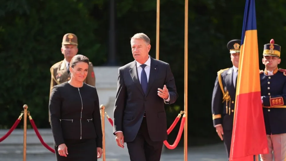 Președintele Ungariei, la Palatul Cotroceni: „Dorim să scădem această dependență de gazul rusesc” - VIDEO