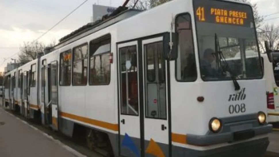 Tramvaiul 41 NU mai oprește în stația Parcul Drumul Taberei de luni, 5 septembrie - Anunțul STB