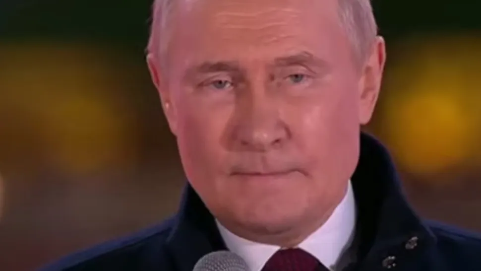 Propaganda rusă, la APOGEU în Piața Roșie! Putin, mesaj în lacrimi către locuitorii din regiunile anexate: Bine ați avenit acasă! - VIDEO