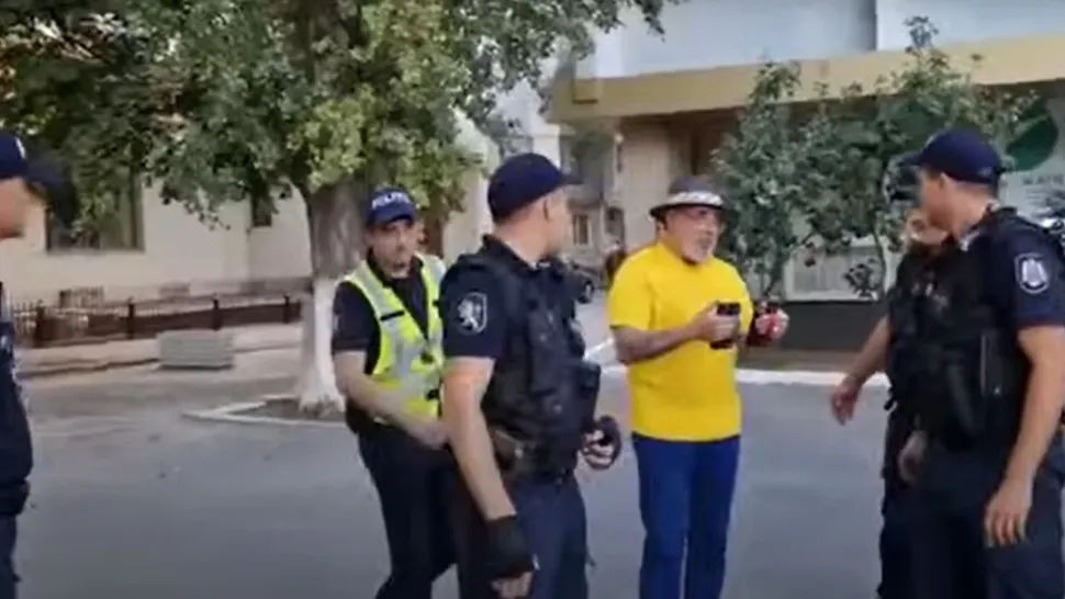 VIDEO - Cristian Rizea, luat pe sus de cinci echipaje de poliție - Ce motiv FALS au invocat oamenii legii - DOVADA abuzului