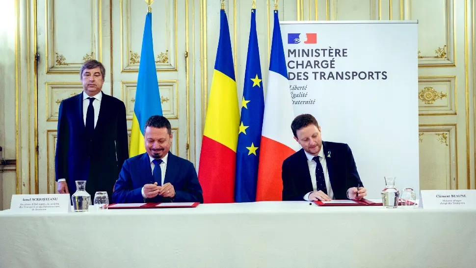 Război Ucraina. Franța și România au semnat un acord pentru simplificarea exportului de cereale ucrainene