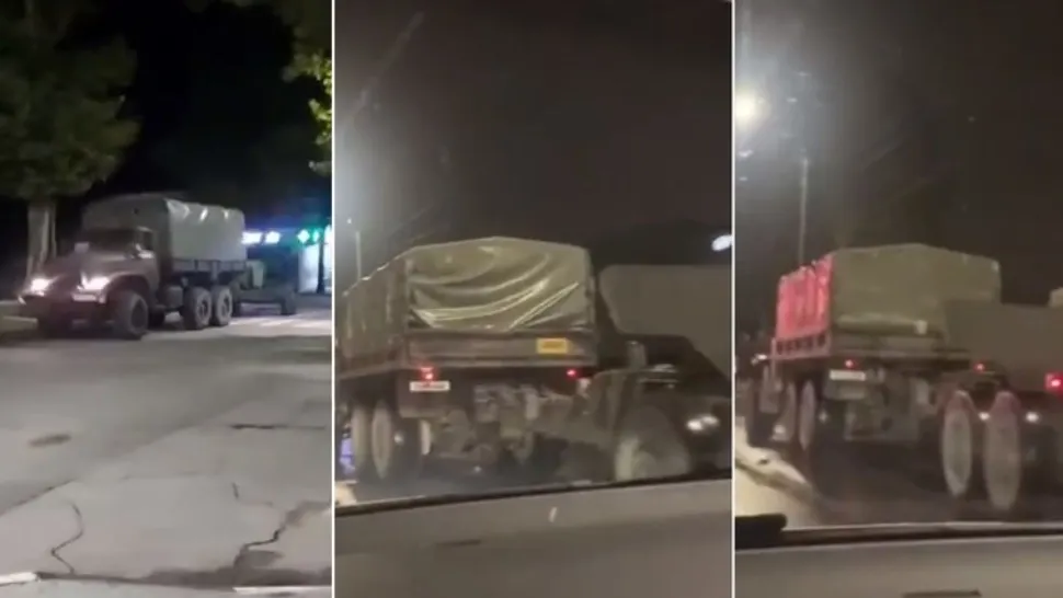 Convoaie militare și tunuri pe străzile din Chișinău. Ce explicații a dat Ministerul moldovean al Apărării -FOTO