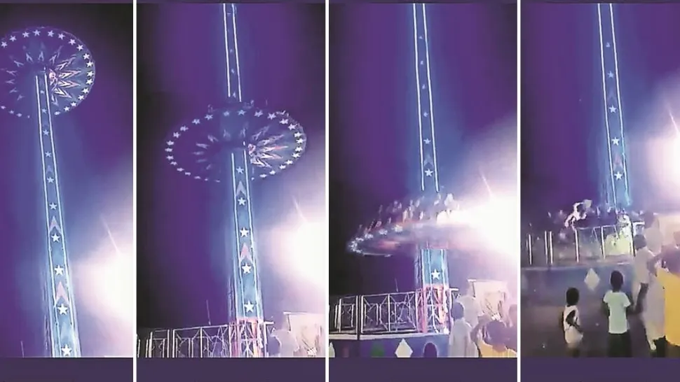 TRAGEDIE în parcul de distracții: cel puțin 16 victime - Momentul în care roata plină cu oameni se prăbușește - VIDEO