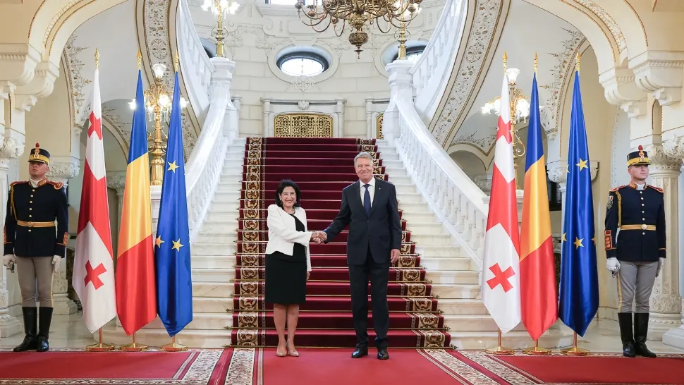 Klaus Iohannis: România, unul dintre cei mai fermi susținători ai Georgiei privind integrarea europeană și euro-atlantică 