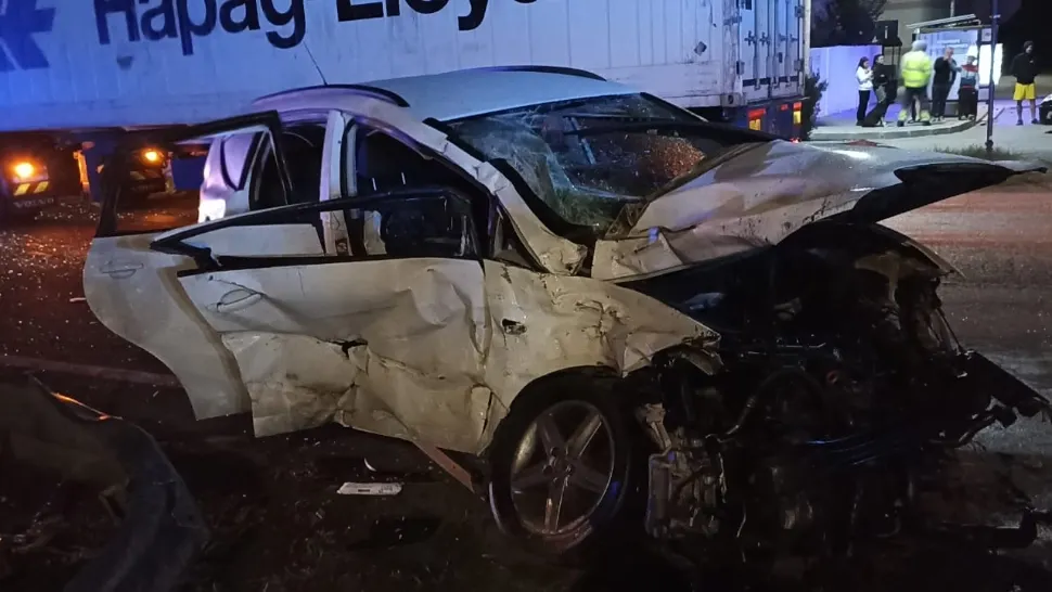 Accident grav la Agigea - Două persoane au scăpat cu viață ca prin minune