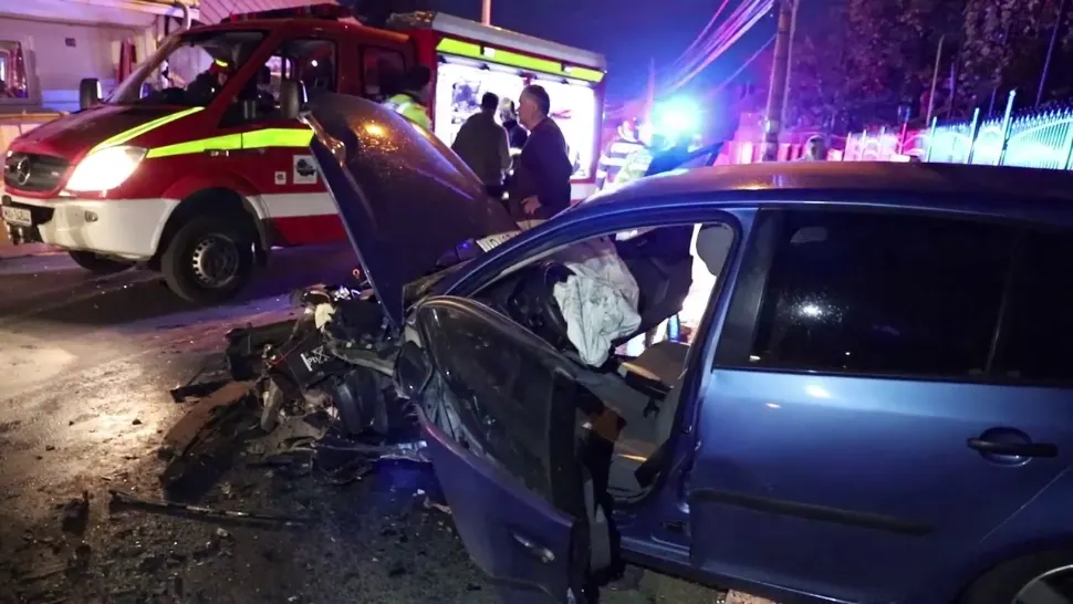 Serie neagră de accidente cumplite pe șoselele din țară, noaptea trecută 