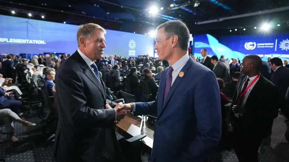 Klaus Iohannis: „Războiul nu ar trebui să ne abată atenția de la schimbările climatice”