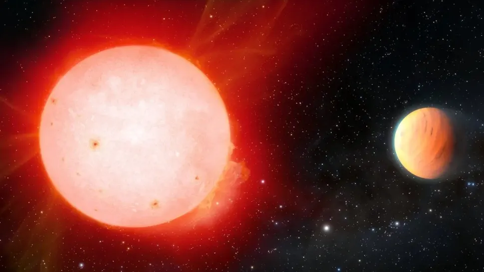 Imagini uluitoare din spațiu. Cum arată planeta-bezea formată din gaze, mai mare decât Jupiter
