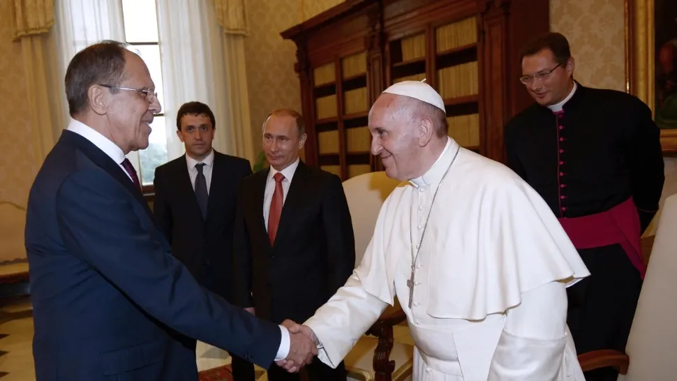 Serghei Lavrov, "diplomatul lui Putin", atac halucinant la adresa Papei Francisc